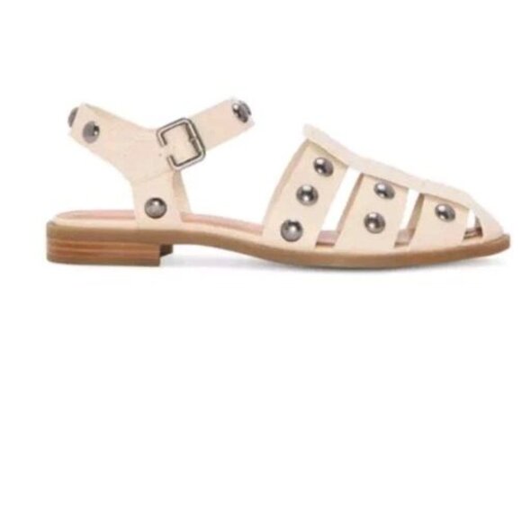Women's A N.A. Studded Norma Fisherman Sandals in Cream‎ Size 7M NEW $60 - Picture 5 of 13